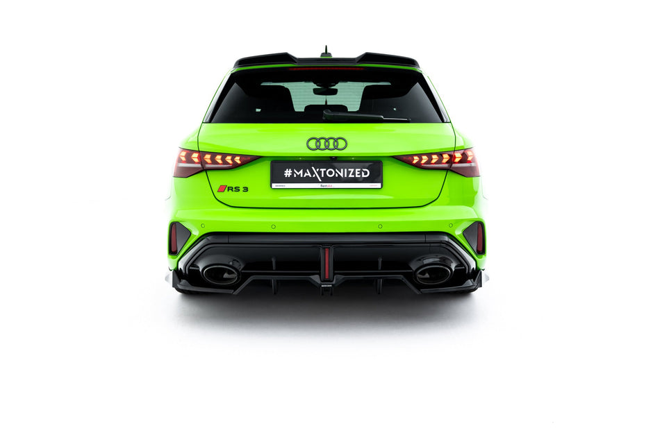 Bakre Splitter (With Vertical Bars) V.1 för Audi RS3 Sportback 8Y Facelift