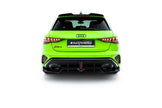 Bakre Splitter (With Vertical Bars) V.1 för Audi RS3 Sportback 8Y Facelift