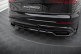 Bakre Splitter (With Vertical Bars) V.1 för Audi SQ8 / Q8 S-Line Mk1 Facelift