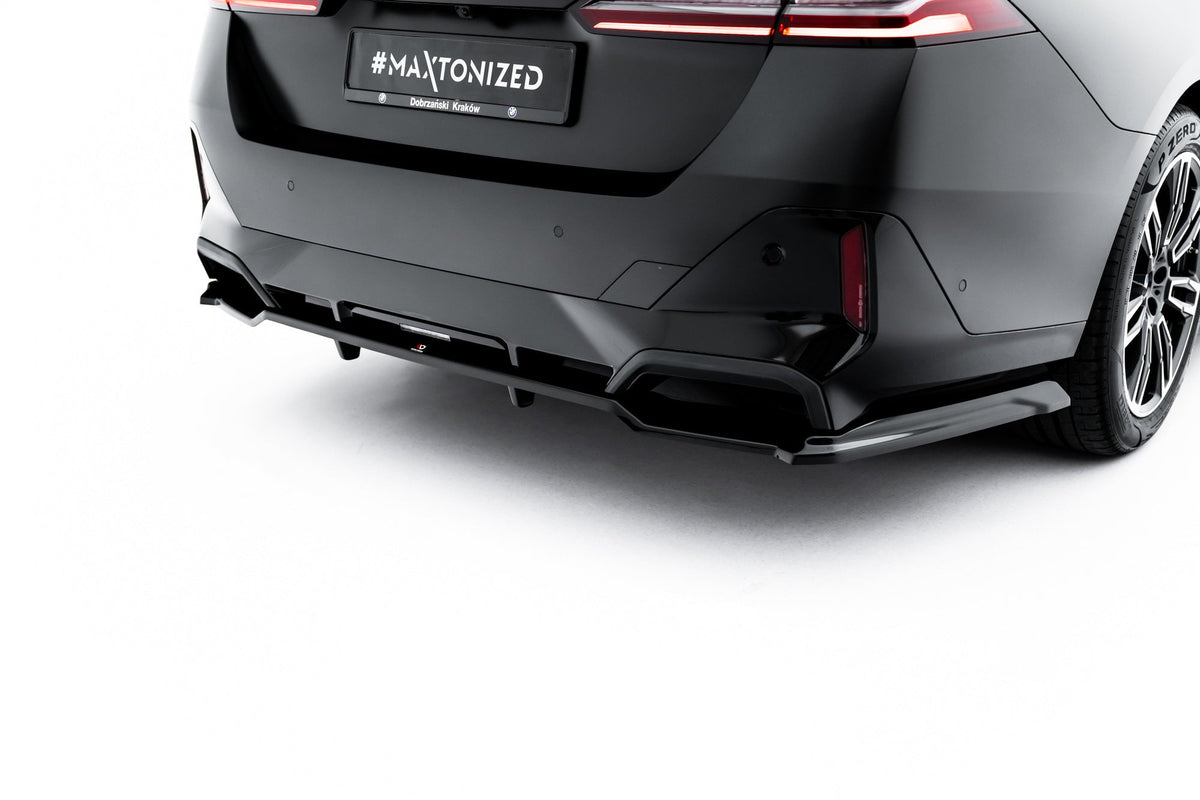 Bakre Splitter (With Vertical Bars) V.1 för BMW 5 / i5 M-Pack Sedan / Touring G60 / G61