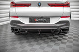Bakre Splitter (With Vertical Bars) V.1 för BMW X6 M-Pack G06