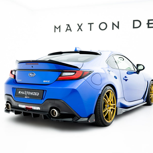 Bakre Splitter (With Vertical Bars) V.1 + Flaps för Subaru BRZ Mk2