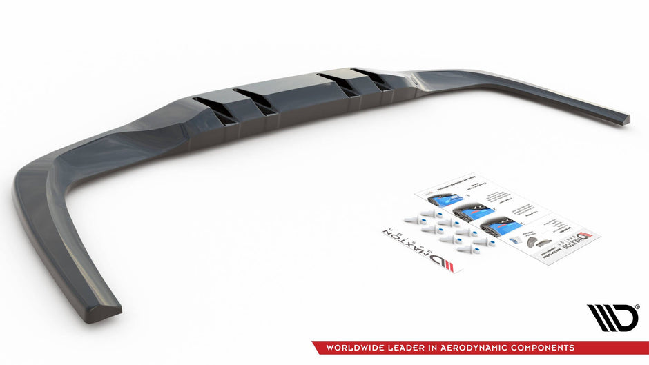 Bakre Splitter (With Vertical Bars) V.1 för Mercedes A 35 AMG Sedan V177