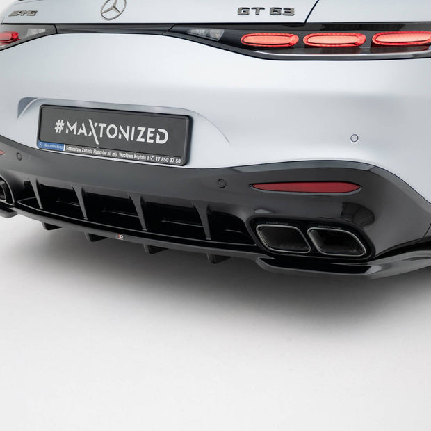 Bakre Splitter (With Vertical Bars) V.1 för Mercedes-AMG GT 63 / 55 / 63 S E Performance C192