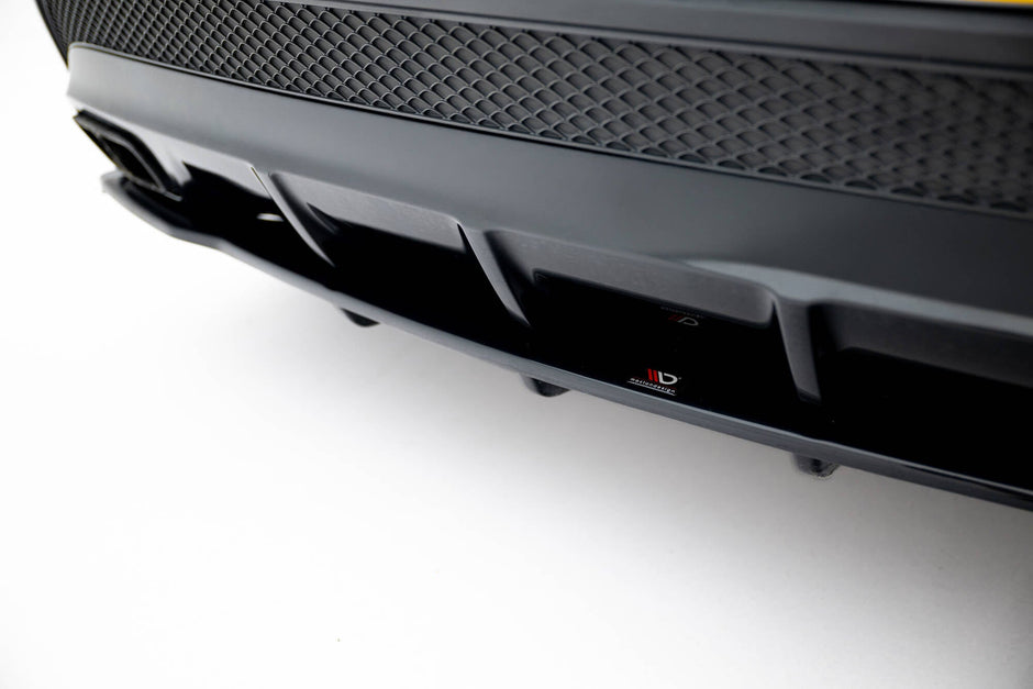 Bakre Splitter (With Vertical Bars) V.1 för Mercedes-Benz GLA 45 AMG