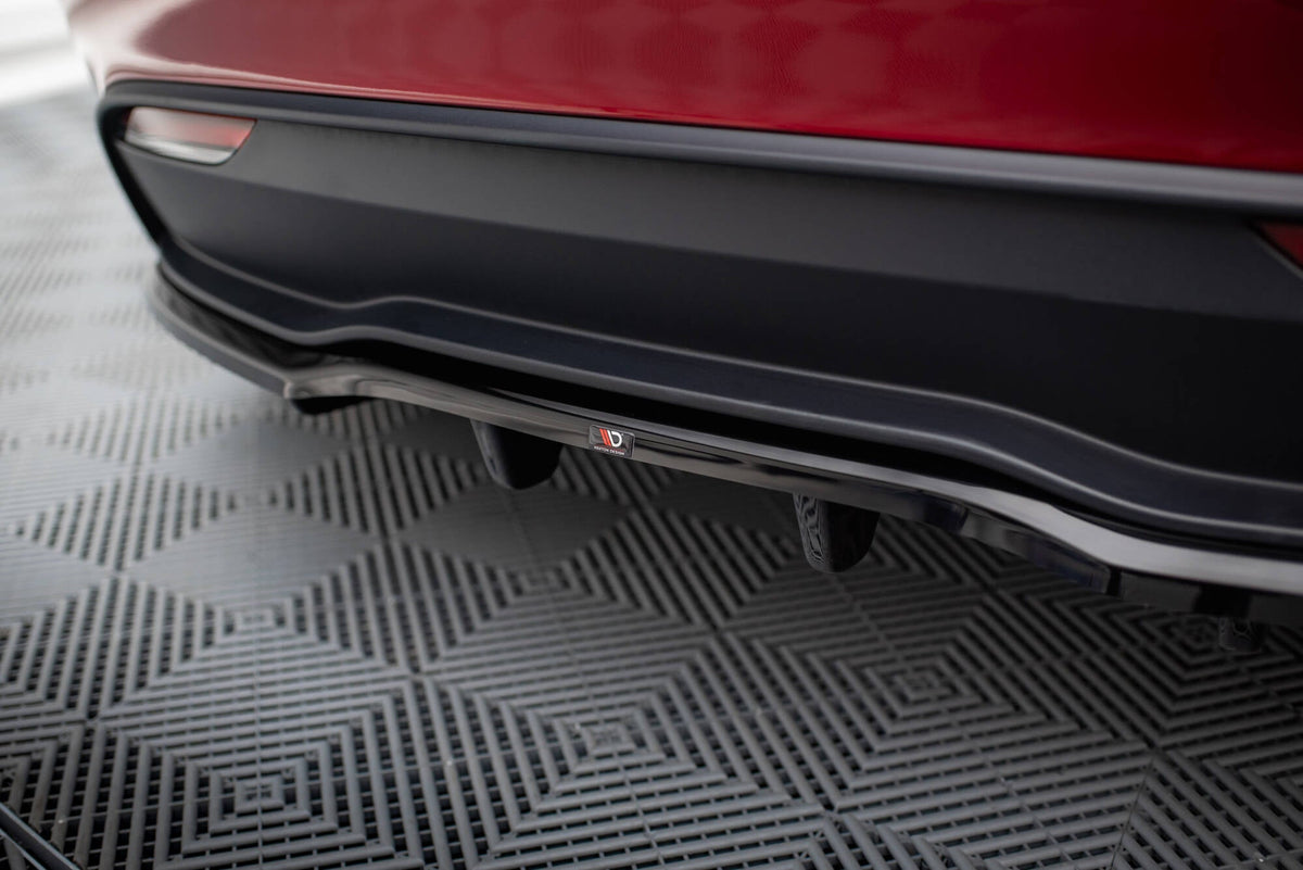 Bakre Splitter (With Vertical Bars) V.1 för Tesla Model 3 Project Highland(Facelift)