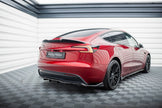 Bakre Splitter (With Vertical Bars) V.1 för Tesla Model 3 Project Highland(Facelift)