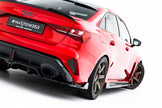 Bakre Splitter (With Vertical Bars) V.2 för Audi RS3 Sedan 8Y Facelift