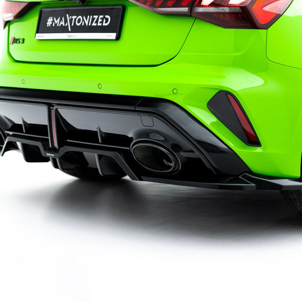 Bakre Splitter (With Vertical Bars) V.2 för Audi RS3 Sportback 8Y Facelift