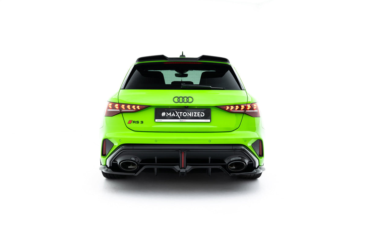 Bakre Splitter (With Vertical Bars) V.2 för Audi RS3 Sportback 8Y Facelift