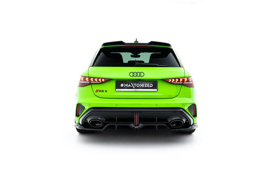 Bakre Splitter (With Vertical Bars) V.2 för Audi RS3 Sportback 8Y Facelift