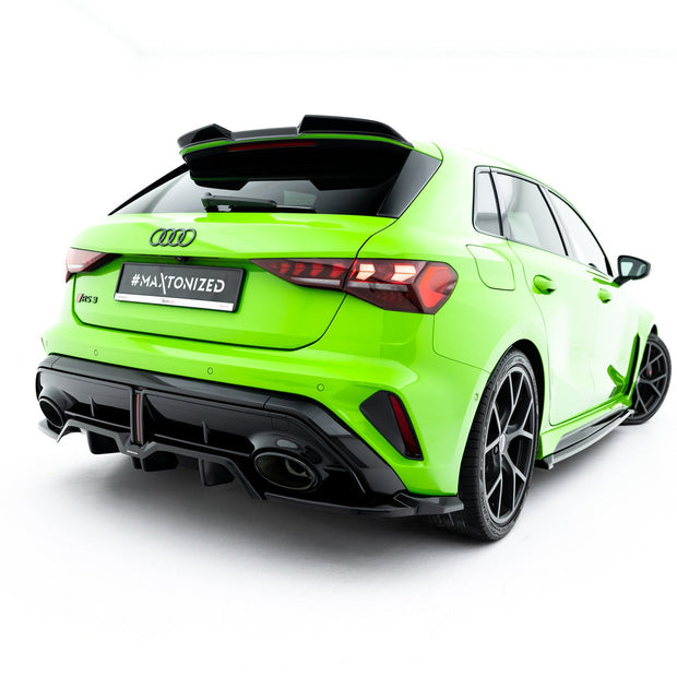Bakre Splitter (With Vertical Bars) V.2 för Audi RS3 Sportback 8Y Facelift