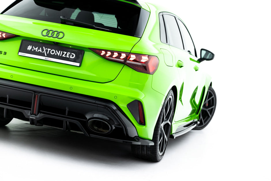 Bakre Splitter (With Vertical Bars) V.2 för Audi RS3 Sportback 8Y Facelift