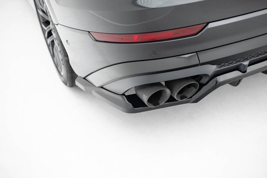 Bakre Splitter (With Vertical Bars) V.2 för Audi SQ8 / Q8 S-Line Mk1 Facelift