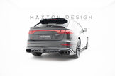 Bakre Splitter (With Vertical Bars) V.2 för Audi SQ8 / Q8 S-Line Mk1 Facelift