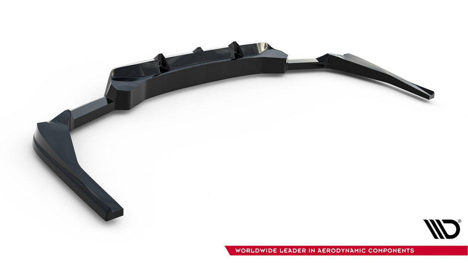 Bakre Splitter (With Vertical Bars) V.2 för BMW X4 M-Pack G02 Facelift