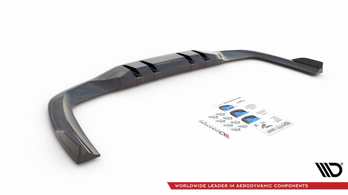 Bakre Splitter (With Vertical Bars) V.2 för Mercedes A 35 AMG Sedan V177