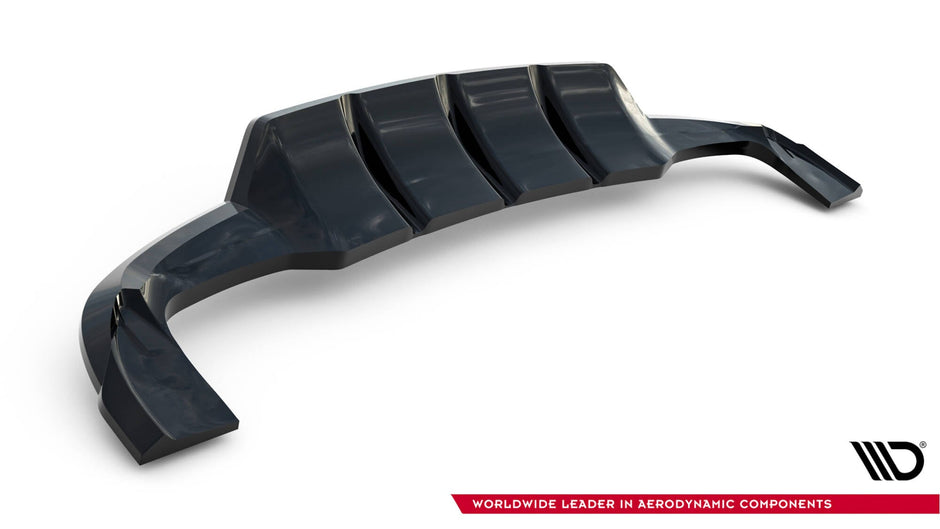 Bakre Splitter (With Vertical Bars) V.2 för Mercedes-Benz GLA 45 AMG X156