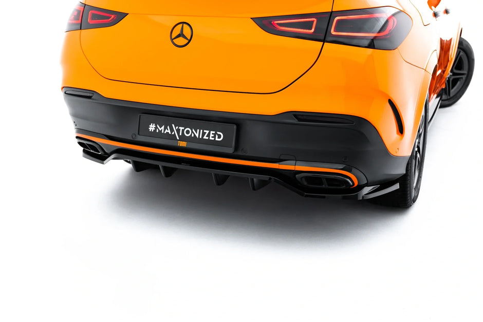 Bakre Splitter (With Vertical Bars) V.2 för Mercedes-Benz GLE Coupe AMG-Line C167 / C167 Facelift