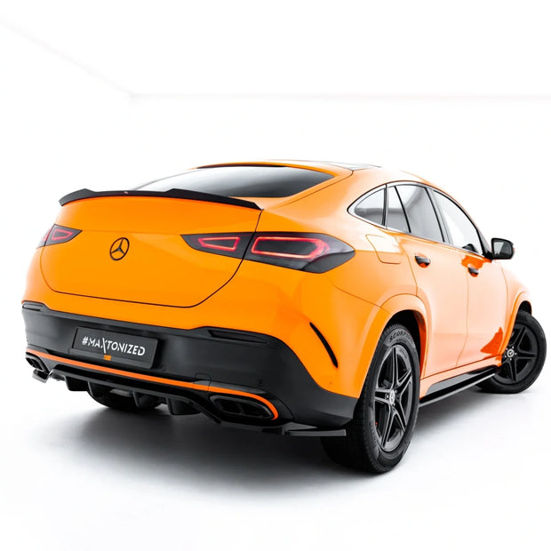 Bakre Splitter (With Vertical Bars) V.2 för Mercedes-Benz GLE Coupe AMG-Line C167 / C167 Facelift