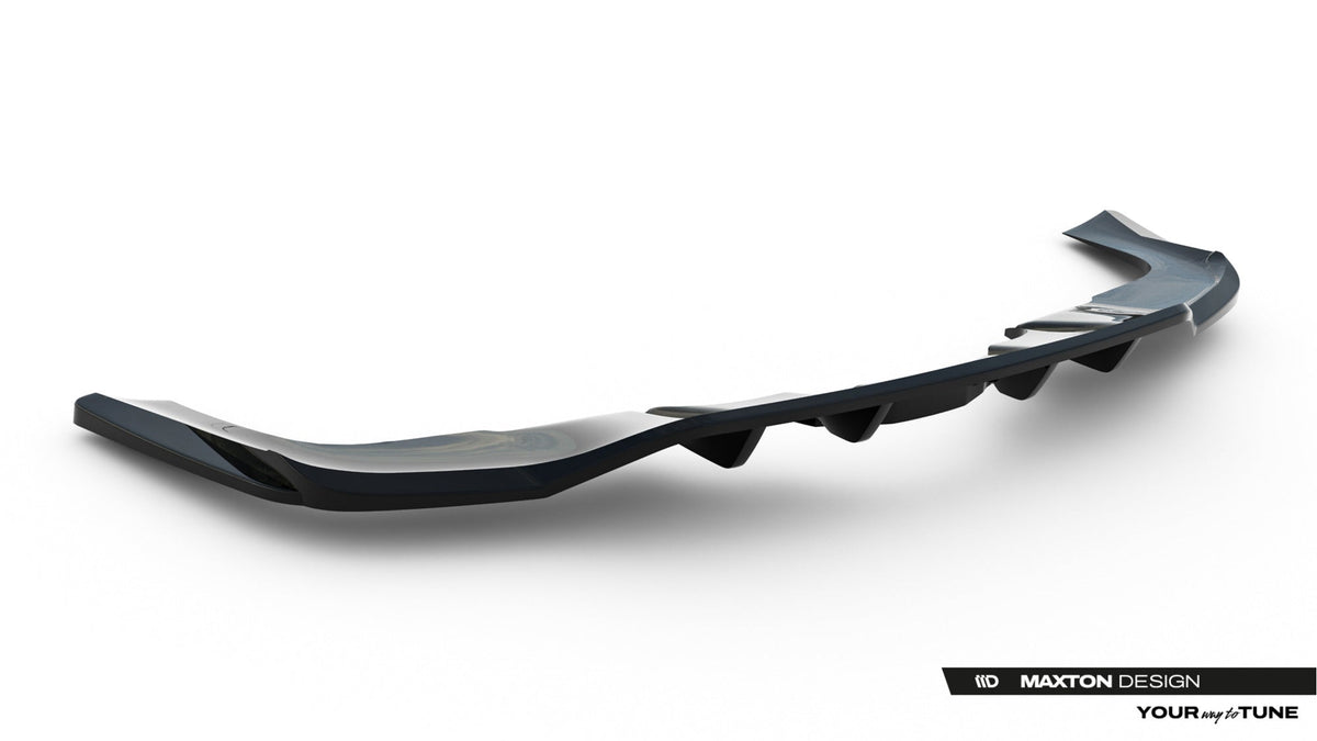 Bakre Splitter (With Vertical Bars) V.2 för Mercedes-Benz GLE Coupe AMG-Line C167 / C167 Facelift