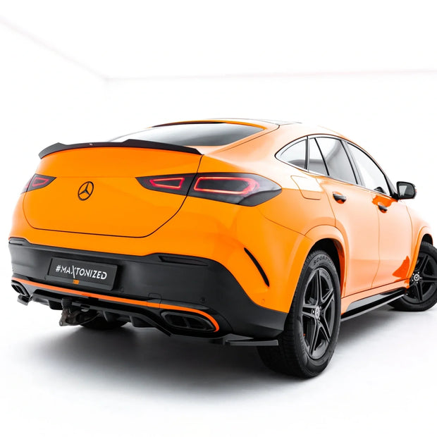 Bakre Splitter (With Vertical Bars) V.2 för Mercedes-Benz GLE Coupe AMG-Line C167 / C167 Facelift