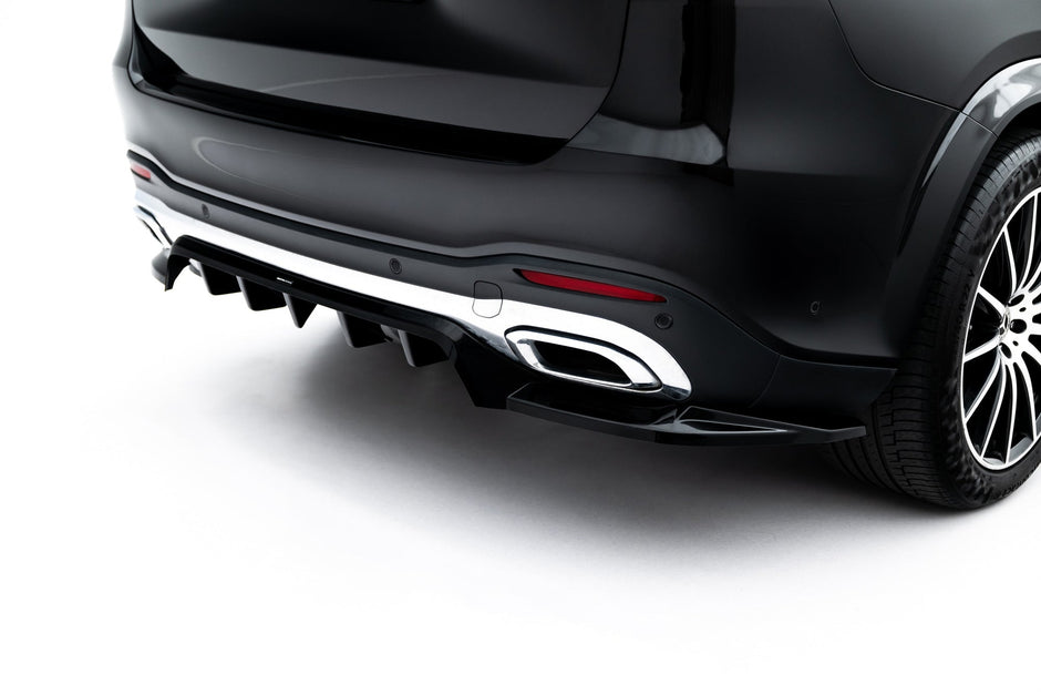 Bakre Splitter (With Vertical Bars) V.2 för Mercedes-Benz GLS AMG-Line X167