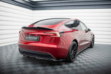 Bakre Splitter (With Vertical Bars) V.2 för Tesla Model 3 Project Highland(Facelift)