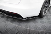 Bakre Splitter (With Vertical Bars) V.2 för Tesla Model S Plaid Mk1 Facelift