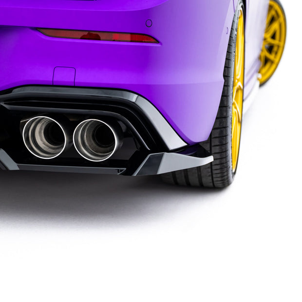 Bakre Splitter (With Vertical Bars) V.2 för Volkswagen Golf R Hatchback Mk8 / Mk8 Facelift