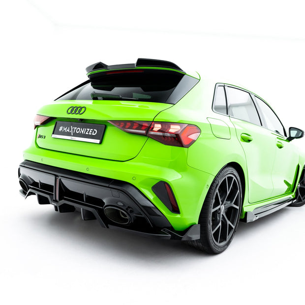 Bakre Splitter (With Vertical Bars) V.3 för Audi RS3 Sportback 8Y Facelift