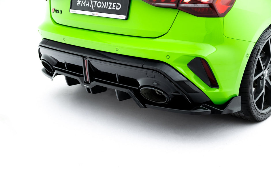 Bakre Splitter (With Vertical Bars) V.3 för Audi RS3 Sportback 8Y Facelift