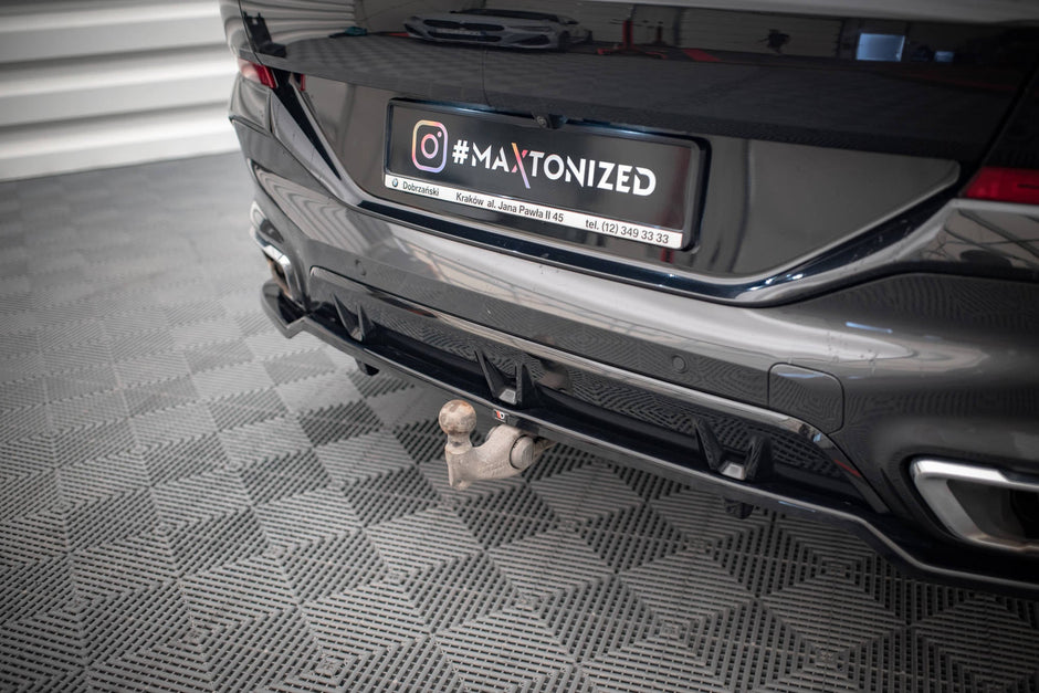Bakre Splitter (With Vertical Bars) V.3 för BMW X6 M-Pack G06