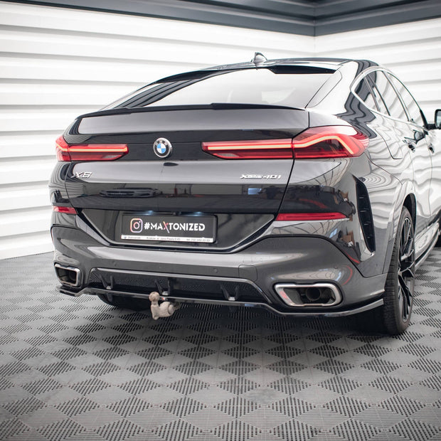 Bakre Splitter (With Vertical Bars) V.3 för BMW X6 M-Pack G06