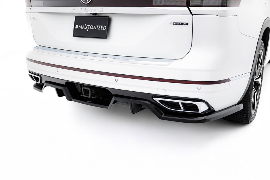 Bakre Splitter (With Vertical Bars) för Volkswagen Atlas R-Line Mk1 Facelift 2