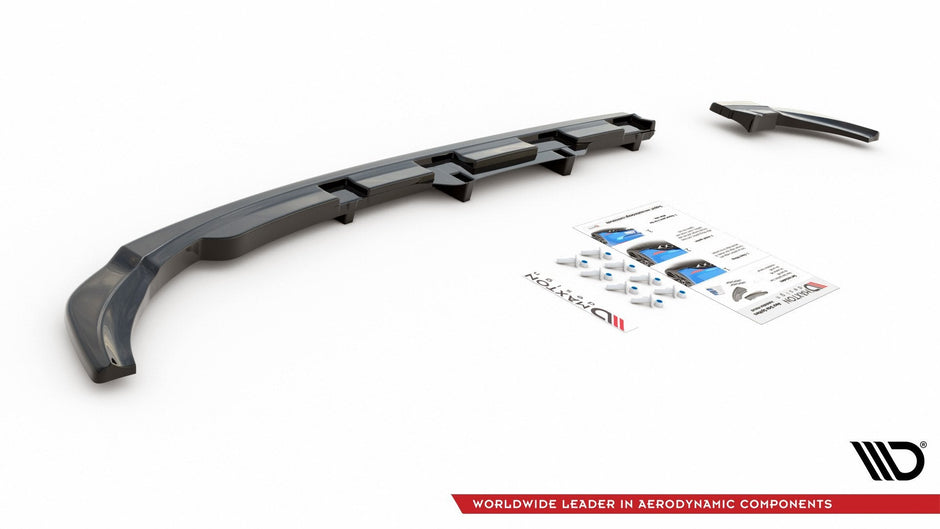 Bakre Splitter (With Vertical Bars) för Volkswagen Polo GTI / R-line Mk6