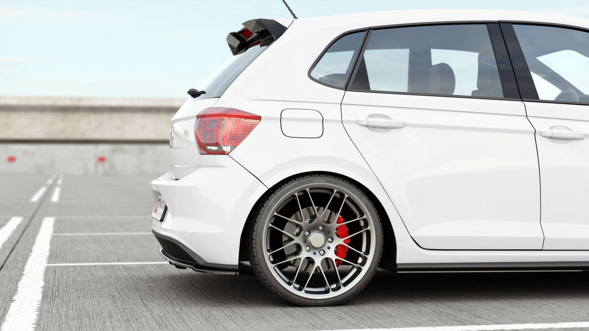Bakre Splitter (With Vertical Bars) för Volkswagen Polo GTI / R-line Mk6