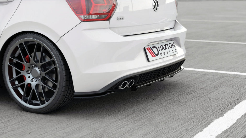 Bakre Splitter (With Vertical Bars) för Volkswagen Polo GTI / R-line Mk6