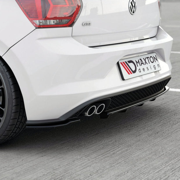 Bakre Splitter (With Vertical Bars) för Volkswagen Polo GTI / R-line Mk6