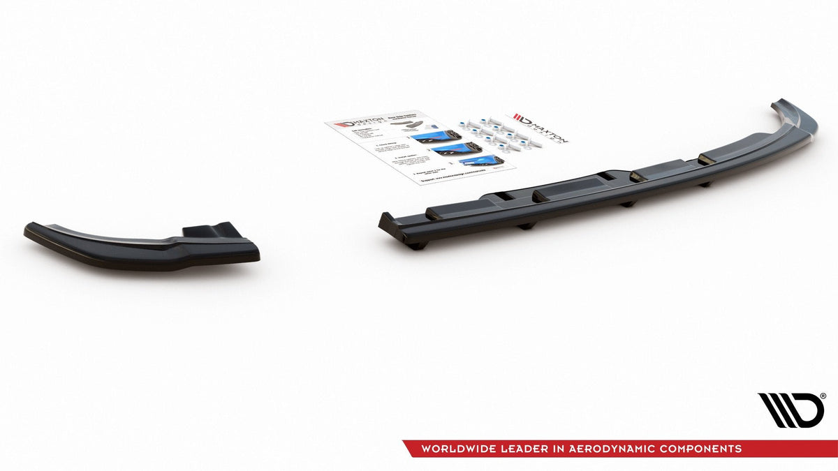 Bakre Splitter (With Vertical Bars) för Volkswagen Polo GTI / R-line Mk6
