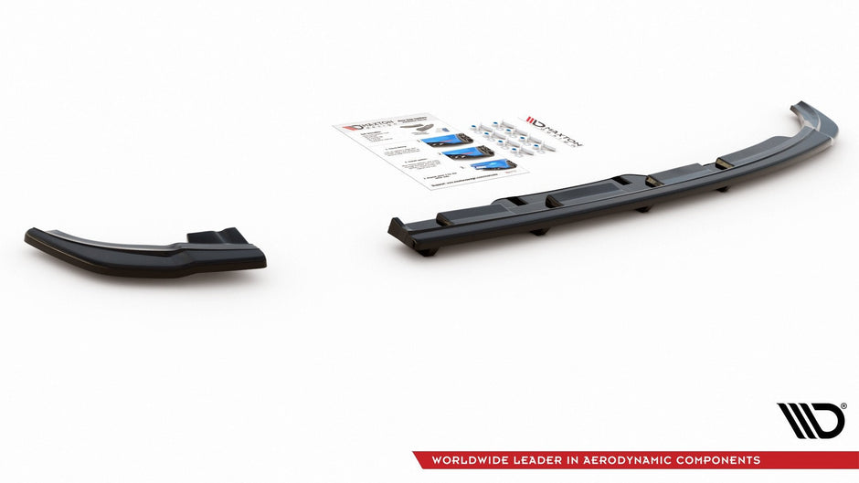 Bakre Splitter (With Vertical Bars) för Volkswagen Polo GTI / R-line Mk6