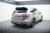 Bakre Splitter (With Vertical Bars) för Volkswagen Tiguan Allspace R-Line Mk2 Facelift