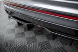 Bakre Splitter (With Vertical Bars) för Volkswagen Tiguan Allspace R-Line Mk2 Facelift