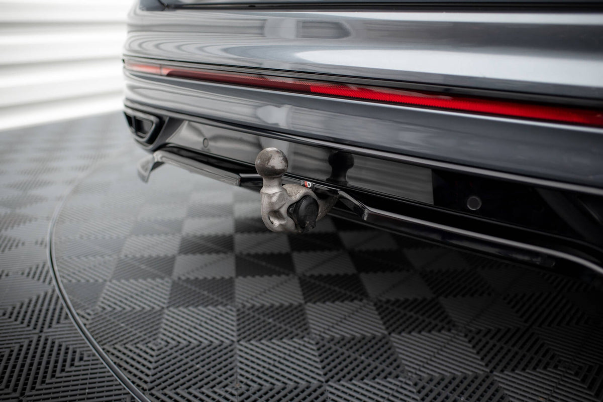 Bakre Splitter (With Vertical Bars) för Volkswagen Tiguan Allspace R-Line Mk2 Facelift
