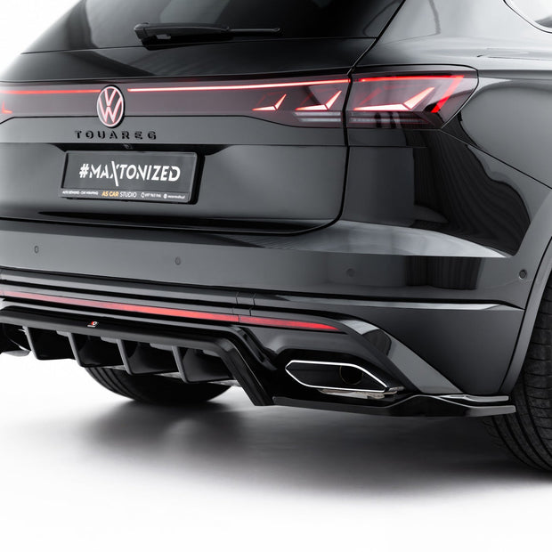 Bakre Splitter (With Vertical Bars) för Volkswagen Touareg R-Line Mk3 Facelift