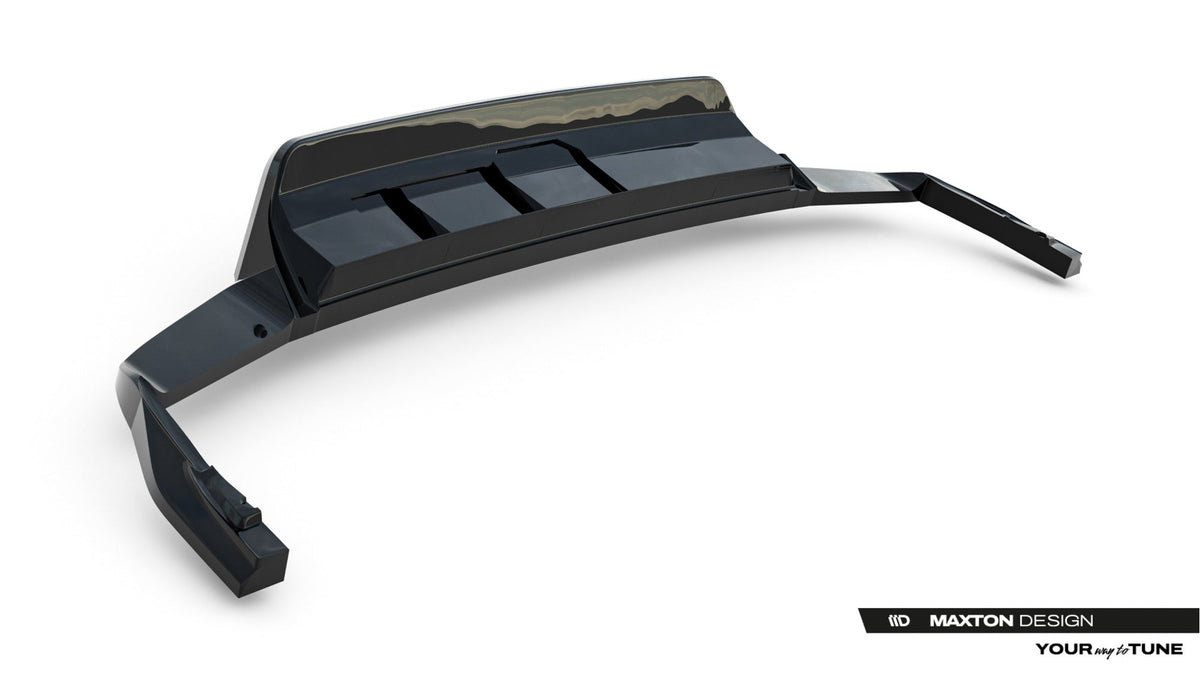 Bakre Splitter (With Vertical Bars) för Volkswagen Touareg R-Line Mk3 Facelift