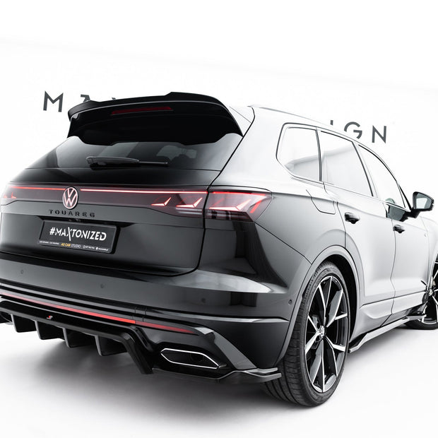 Bakre Splitter (With Vertical Bars) för Volkswagen Touareg R-Line Mk3 Facelift
