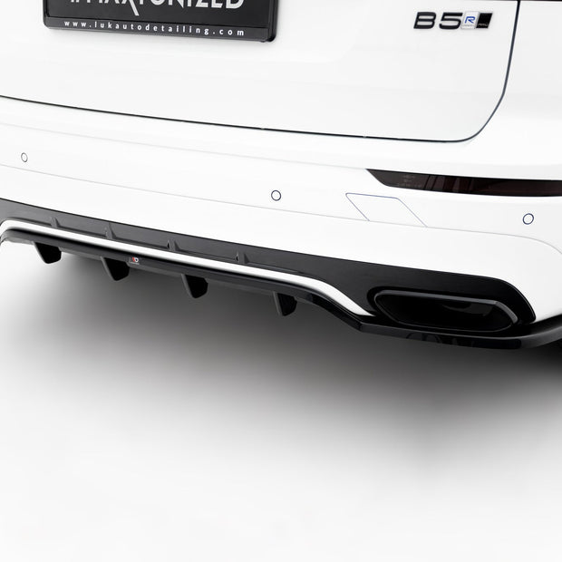 Bakre Splitter (With Vertical Bars) för Volvo XC60 Mk2 R-Design