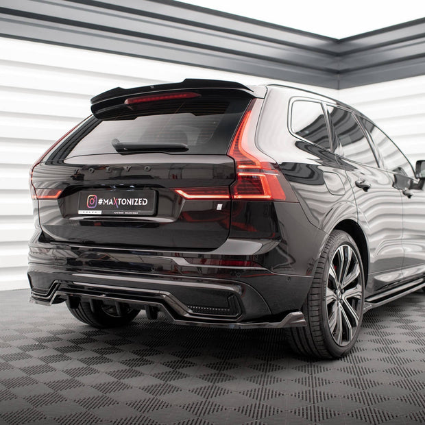 Bakre Splitter (With Vertical Bars) för Volvo XC60 R-Design Mk2 Facelift