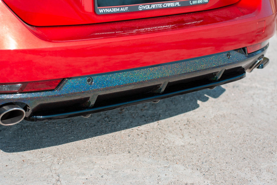 Bakre Splitter (With Vertical Bars) för Peugeot 508 Petrol Mk2